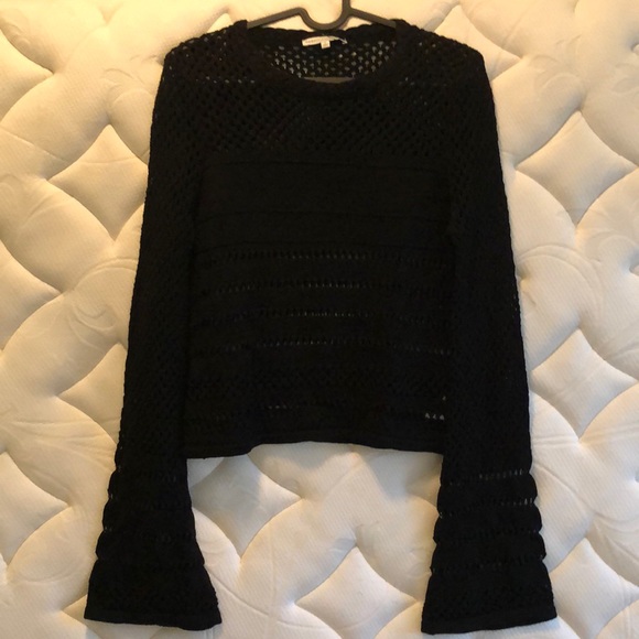 Rebecca Minkoff Black Knit Sweater - Picture 1 of 5
